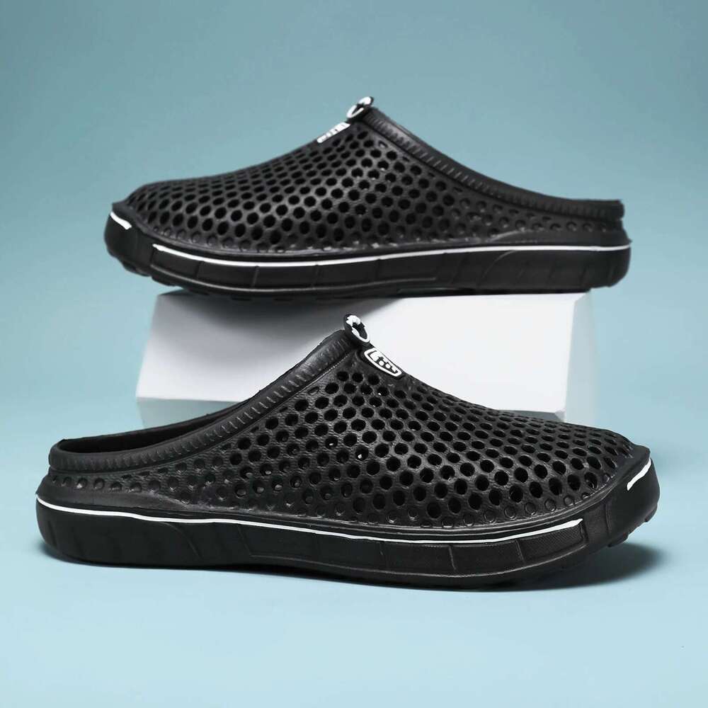 Comfortable Pool Sandals Summer Outdoor Beach Shoes Men Slip on Garden Clogs Casual Water Shower Slippers Unisex atos