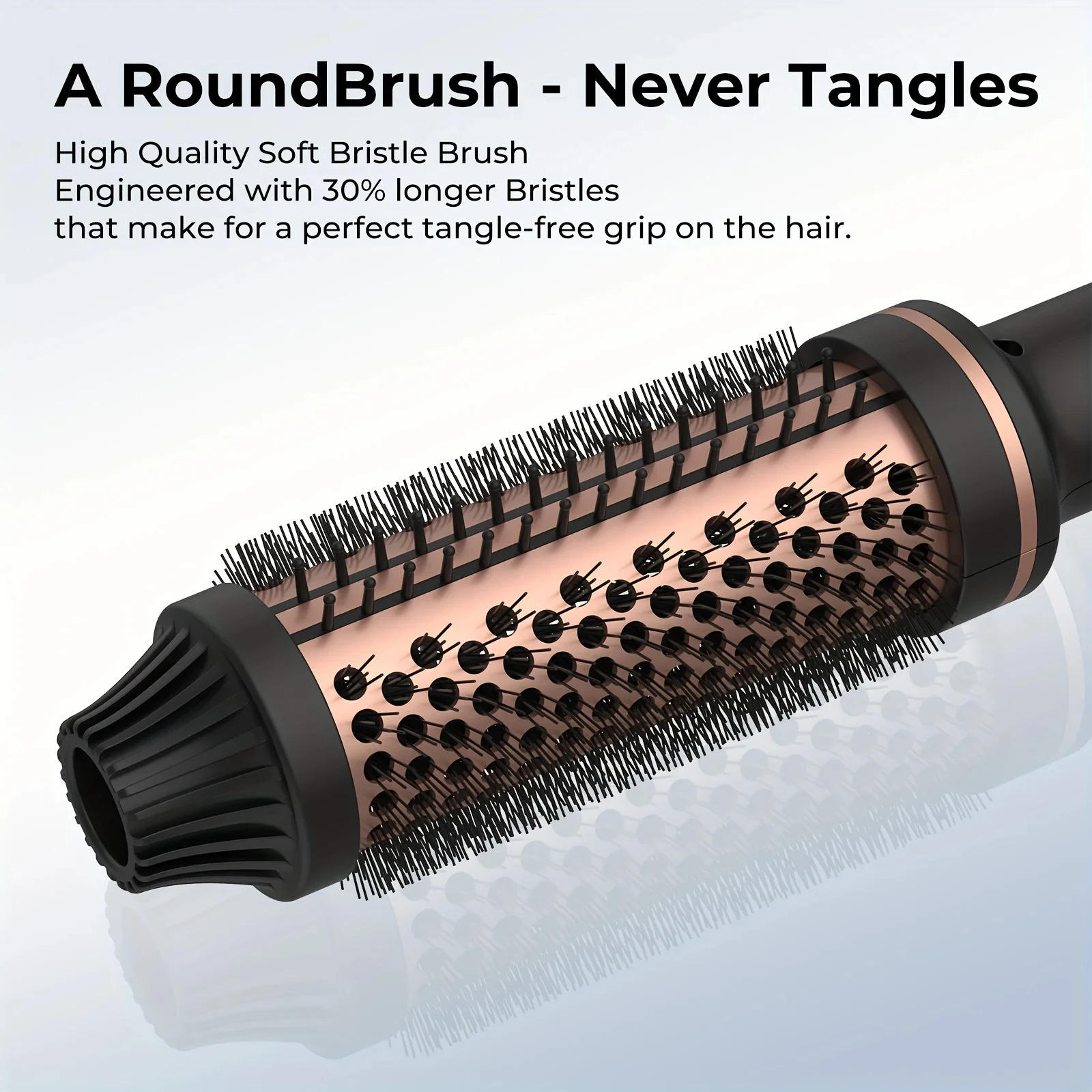 Valentine Gift Hair Curler Straightener Electric Hair Brushes Comb Professional Curling Iron Heated Anti-Scald Thermal Brush 250324