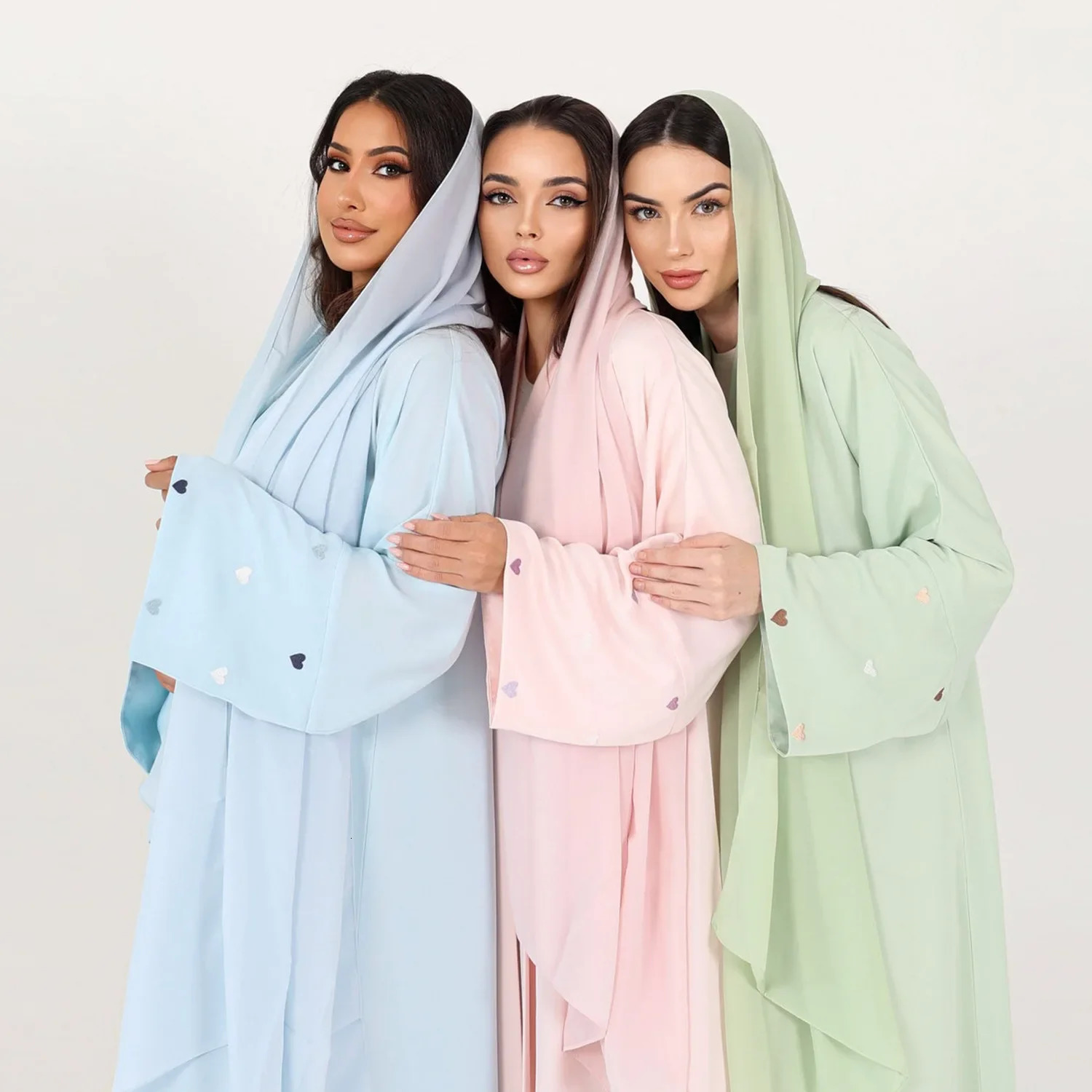 y Open Abaya Muslim Womens Maxi Dress Kaftan Ramadan Kimono Jalabiya Caftan Marocain Ka Robe 250326