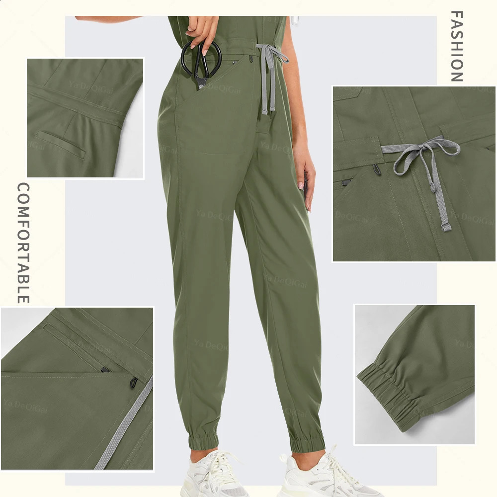 High quality beauty clothing work clothes nursing uniforms pet clinic shampoo wholesale jumpsuits 250326
