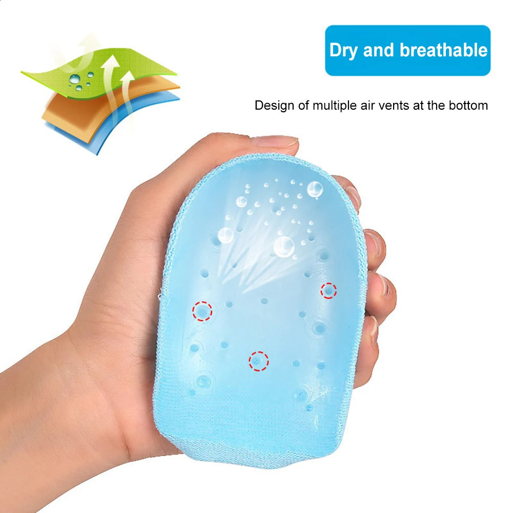 Thickened Height Max Socks Sports 2.5/3.5cm Half Invisible Height Increase Insole Anti-slip Invisible Heel Lift Shoe Accessories 250327