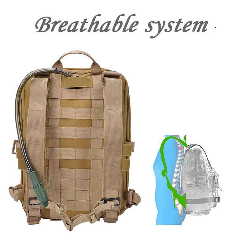Flatpack D3 Backpack Tactical Molle Airsoft Rucksack Outdoor Hunting Multipurpose Assault Vest Bag Accessories