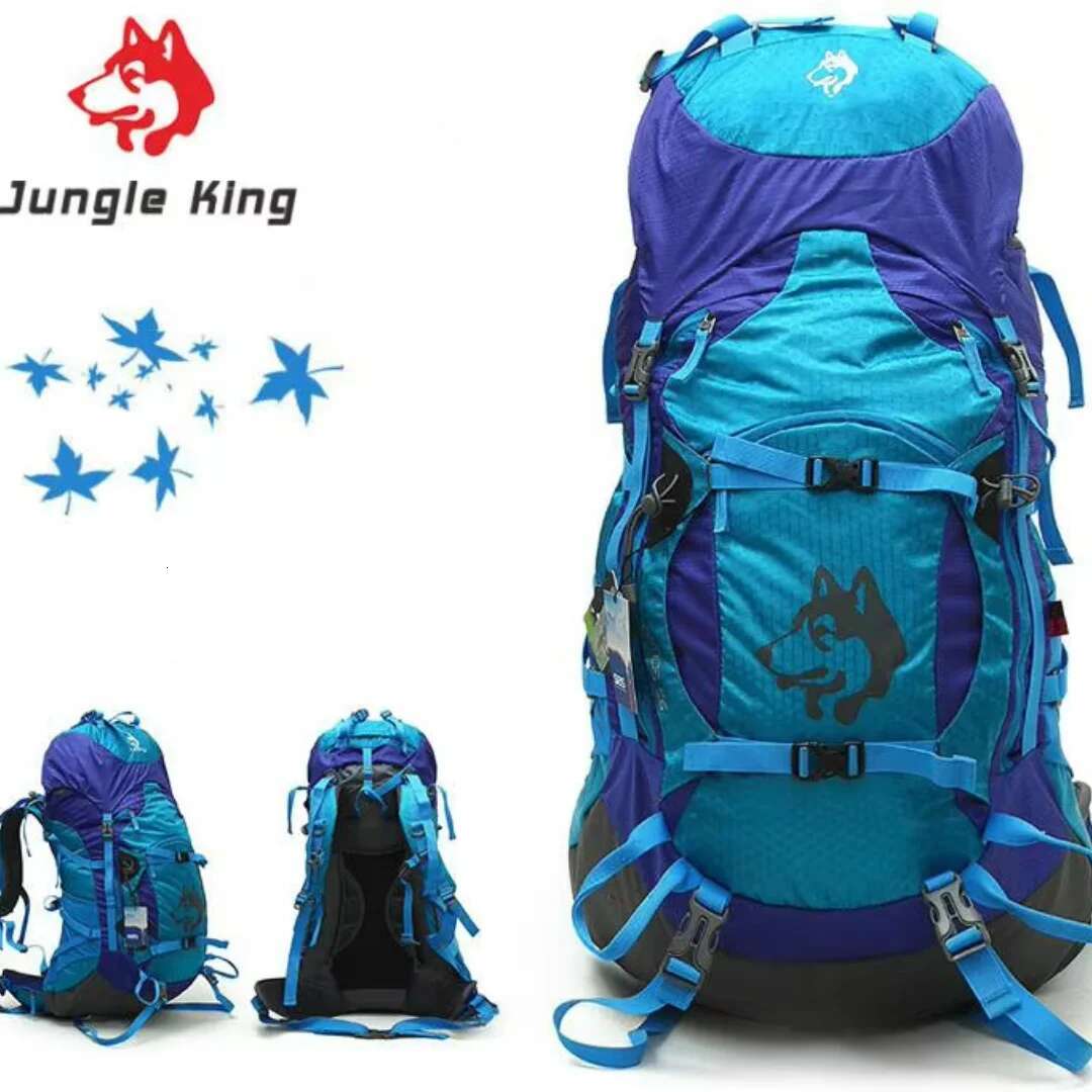 Jungle King Outdoor Camping Both Men And Women 55 L Large Capacity Hiking Waterproof Sports Backpack