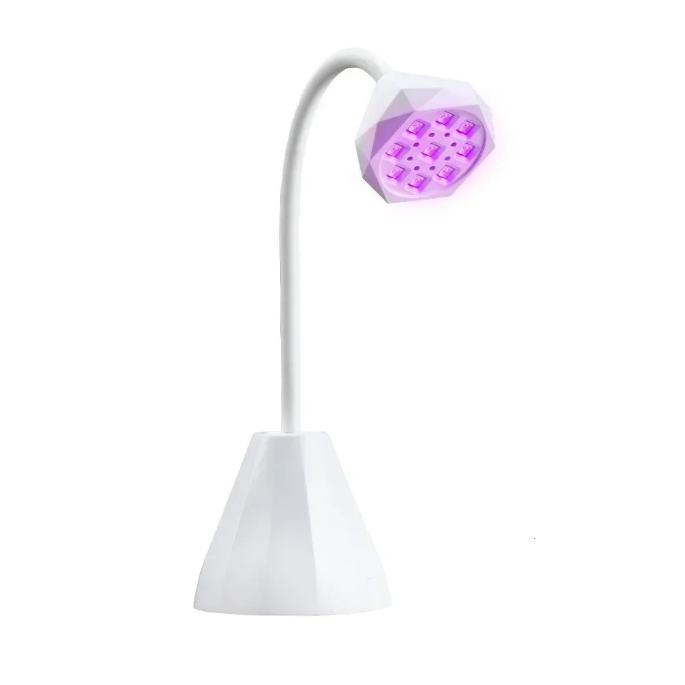 type nail lamp LED dryer UV 360 ° bendable fast drying false polishing glue gel curing table n 250325