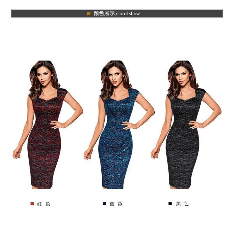 Dongdumaoyi Lente Nieuwe Damesjurk Met Kanten Print Slim Fit Kokerrok Sexy En Verfijnd De Slimme Keuze Wd