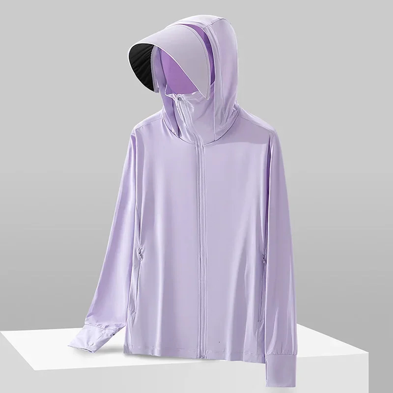 Summer Outdoor Ultra Thin Mens and Womens Leather Jacket Lightweight Breathable UV resistant Silk 250327