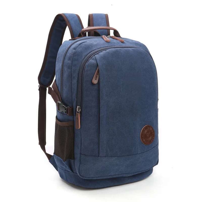 Tilorraine New Wear-Resistant Washable Canvas Men Backpack Unisex Leisure Large Capacity Multi-Function Shoulder Computer Bag