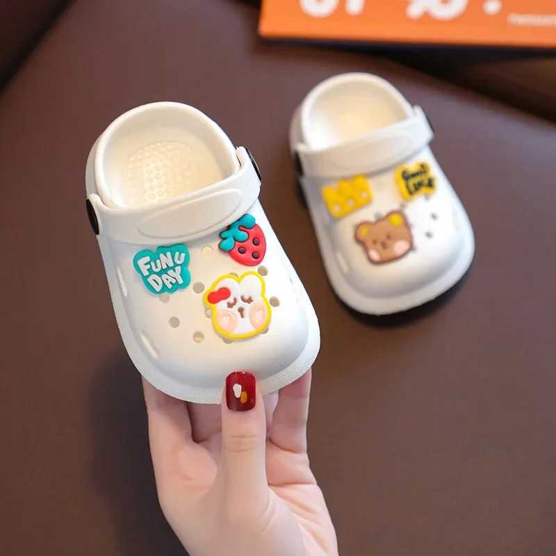 Slipper Childrens slippers childrens summer beach shoes girls cartoon family slippers boys baby sandals baby 1-8Y S25326