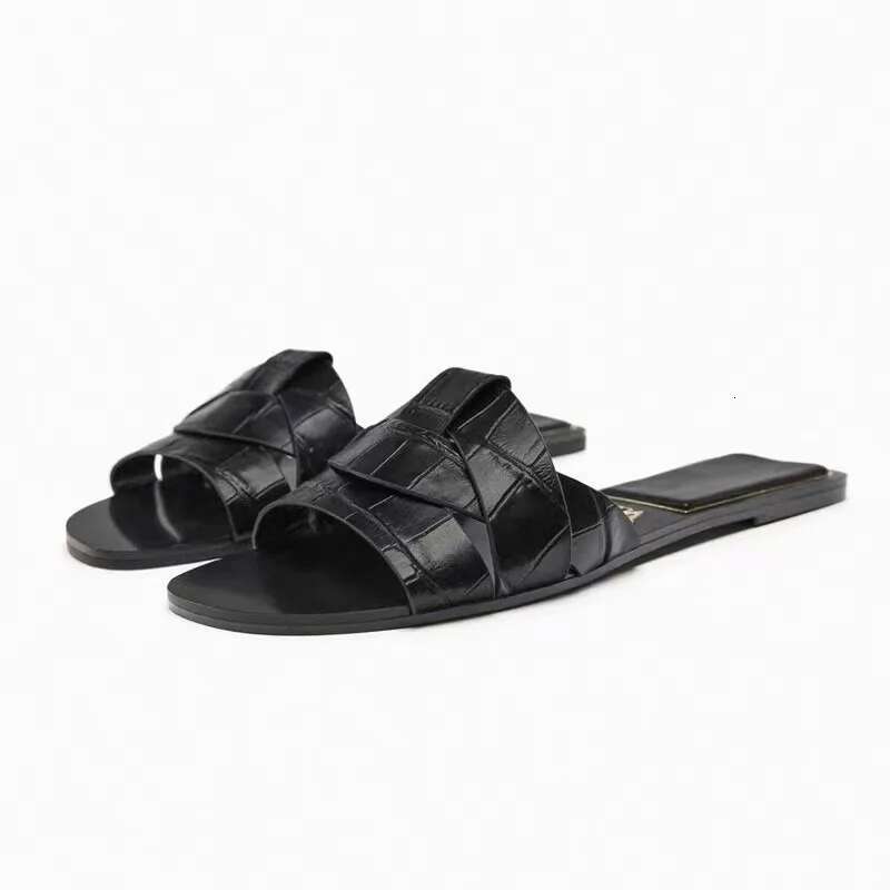 2025 Summer New Women's Flat Shoes with Comfortable Casual Designer Fashion Bottom Slippers Women's Shoes