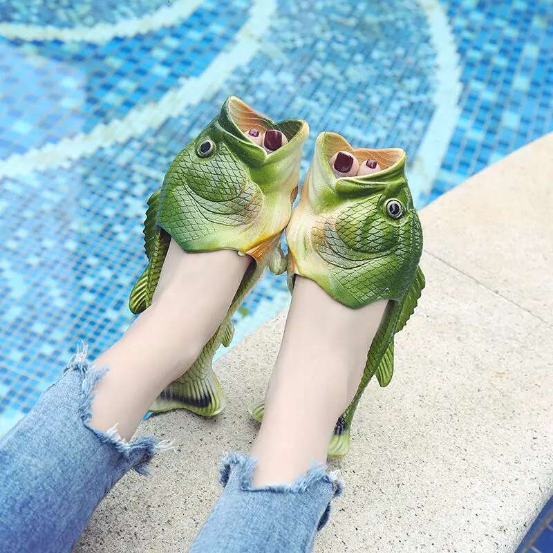 Men summer unisex fish 2020 fashion weightlight soft fishing sandals man shoes