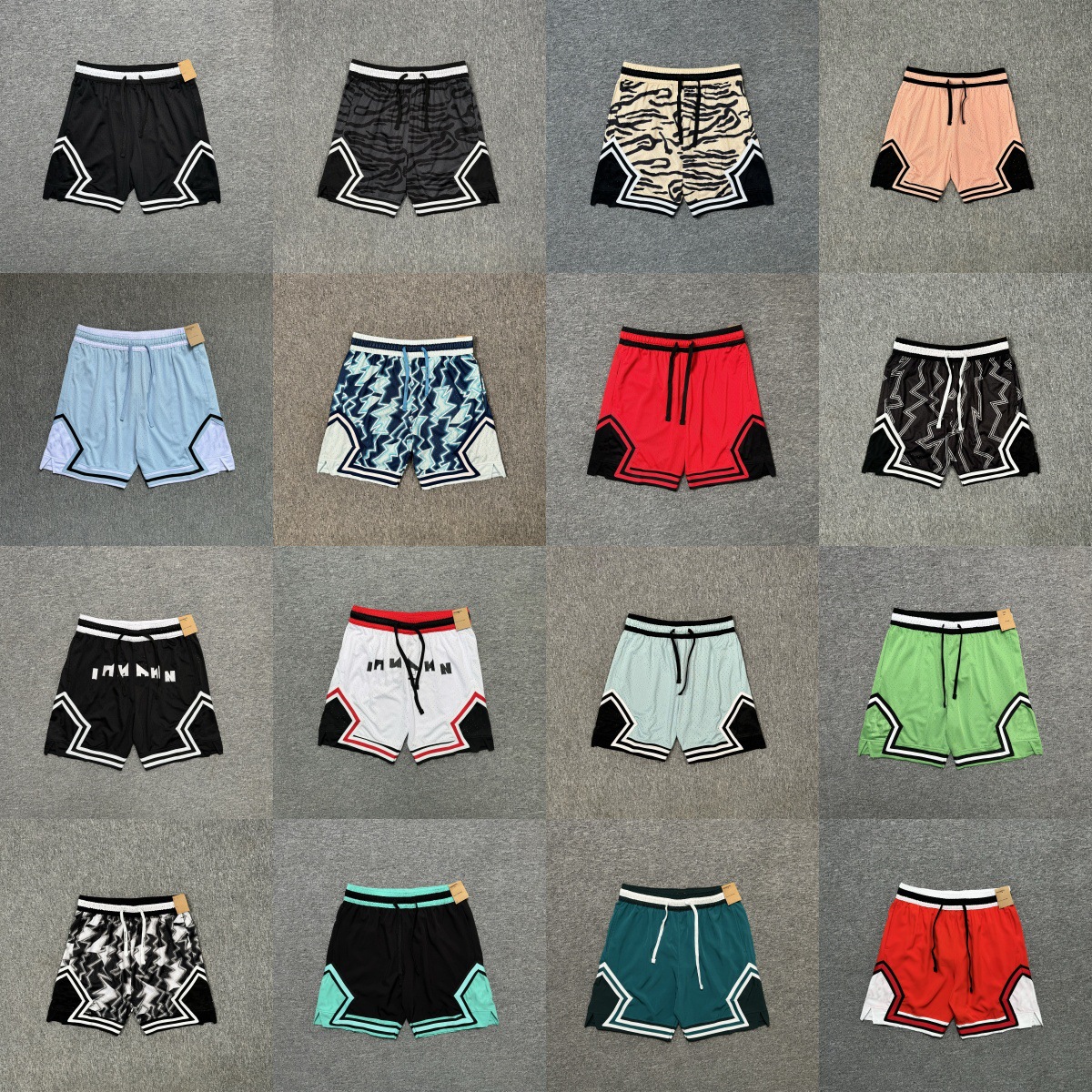 Designer shorts mens mesh shorts mens tank top basketball sports breathable shorts trendy casual loose pants trendy brand basketball pants running fitness