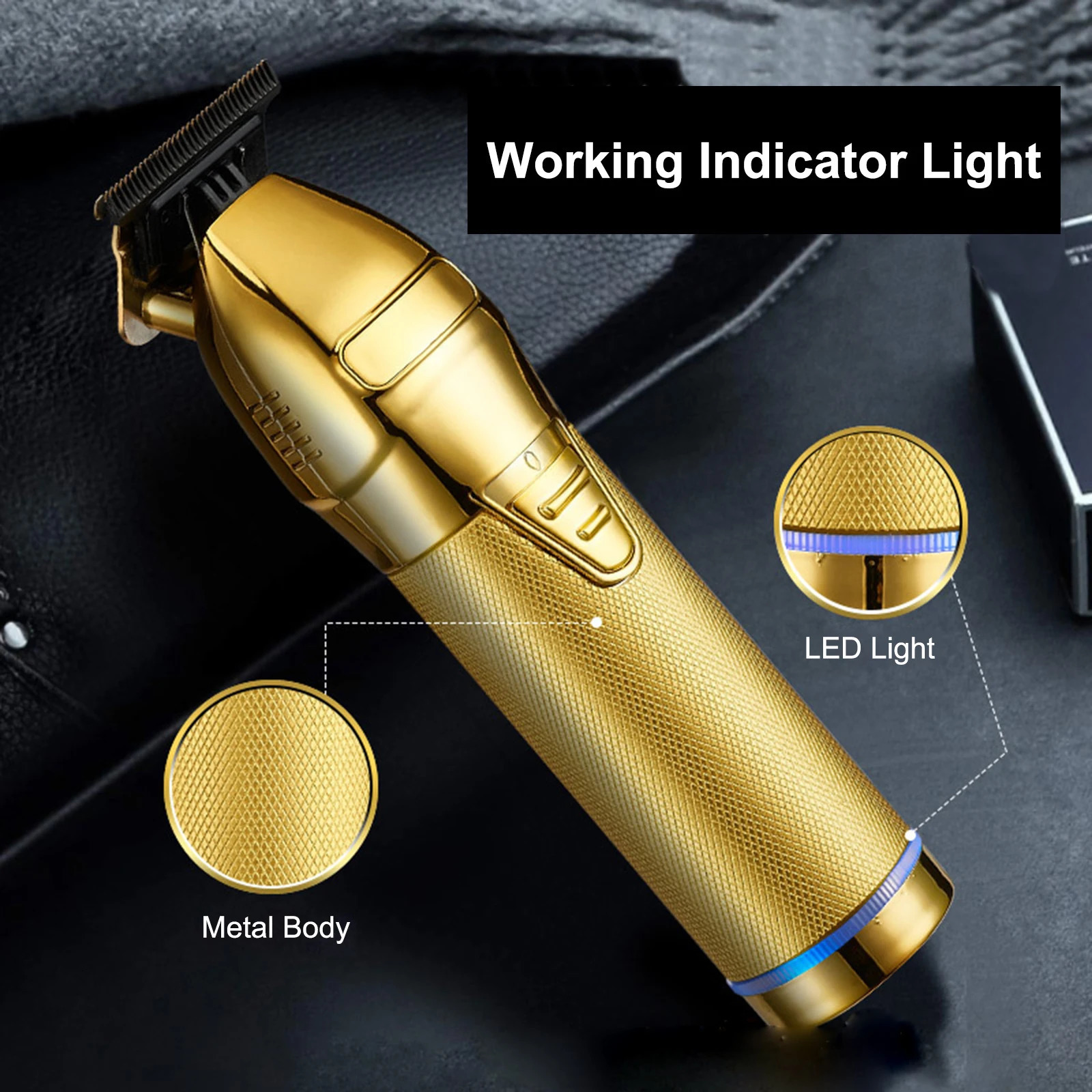 Professional Hair Trimmer Rechargeable Hair Clipper For Men Barber Cordless Hair Cutting T Machine Hair Styling Beard Trimmer 250324