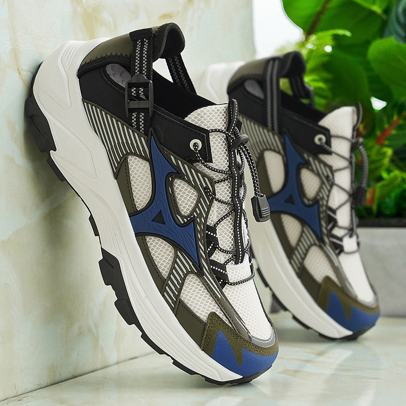 Spring and summer fashion new men's large size 46 casual shoes outdoor mountain wear breathable mountaineering shoes all comfortable sports shoes