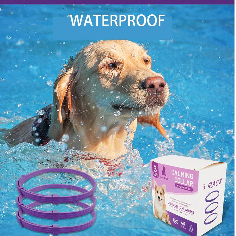 Pet Collar Soothes Collar Anxiety Relieves Collar Adjustable Waterproof Collar Cat and Dog Supplies Pet Supplies