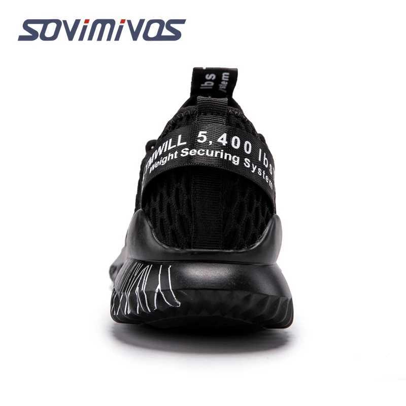 Mens Walking Shoes - Slip On Tennis Running Shoes Memory Foam Lightweight Work Sneakers for Indoor Outdoor Gym Z250326