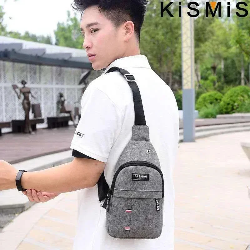 Fashionable chest bag multifunctional messenger sports bike large capacity mens and womens variable 250326