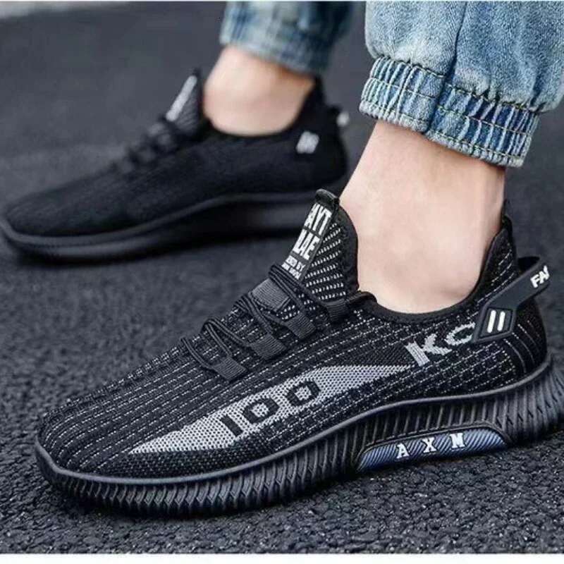 Breathable Mesh Sneakers Comfortable Casual Sport Fashion Lightweight Deodorant Outdoors Shoes Plus Size 39-44