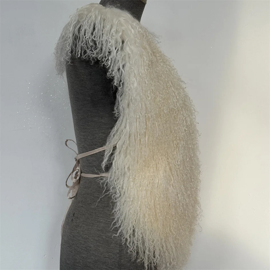 Home>Products>Street Clothing>Genuine Mongolian Sheepskin Half Sleeve Fur Vest 250326