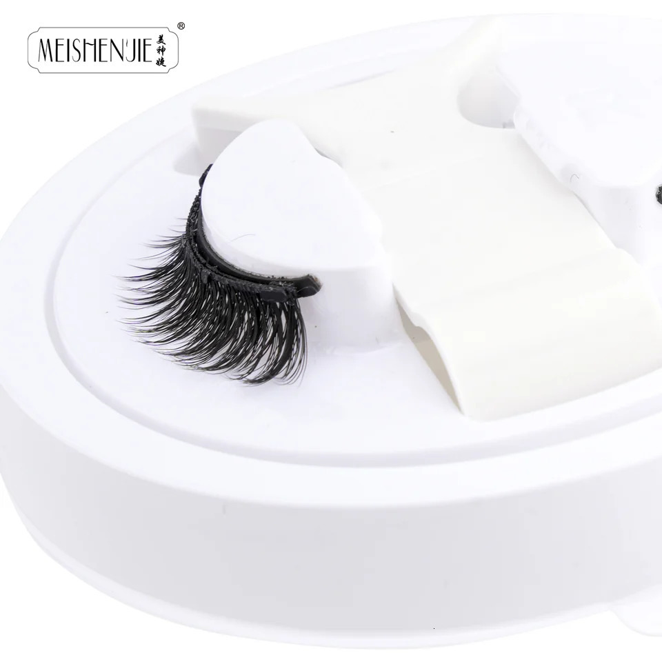 Wholesale 5 Pair Magnetic Eyelashes Kit Natural Long False Eyelashes with Magnetic Eyelashes Tweezers Set Makeup Tool 250324