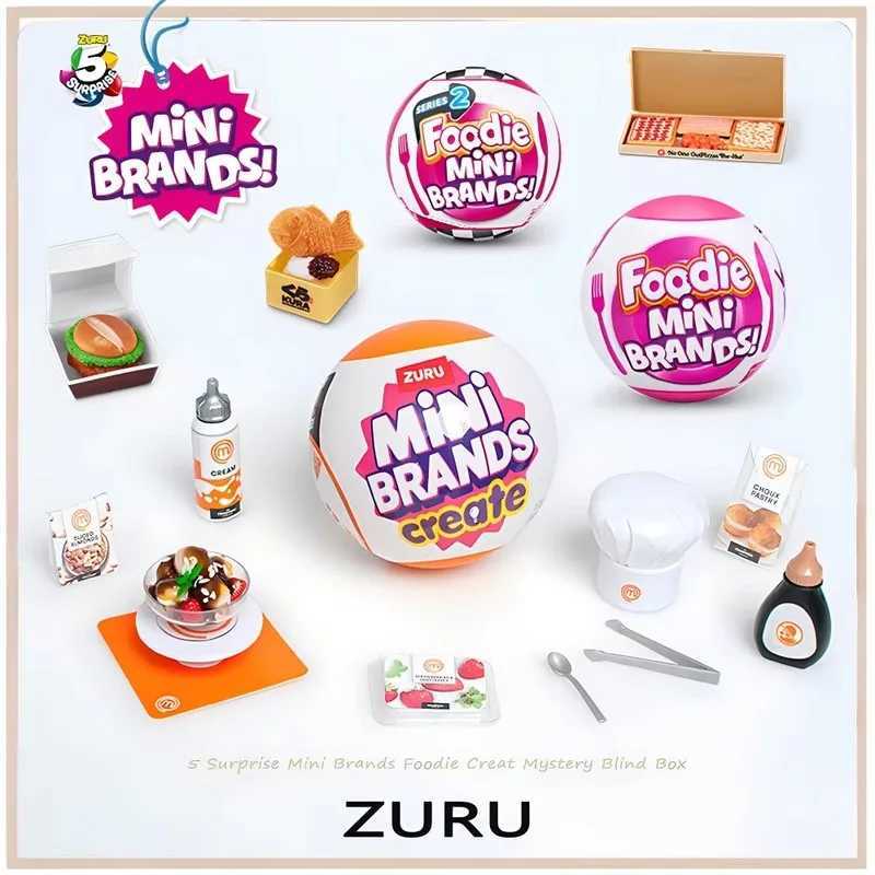 Mini Brand Toys 5 Surprise Mini Brand Toys Mini Toys Mysterious Blind Box Foodie Create Ball Mini Toys X250327