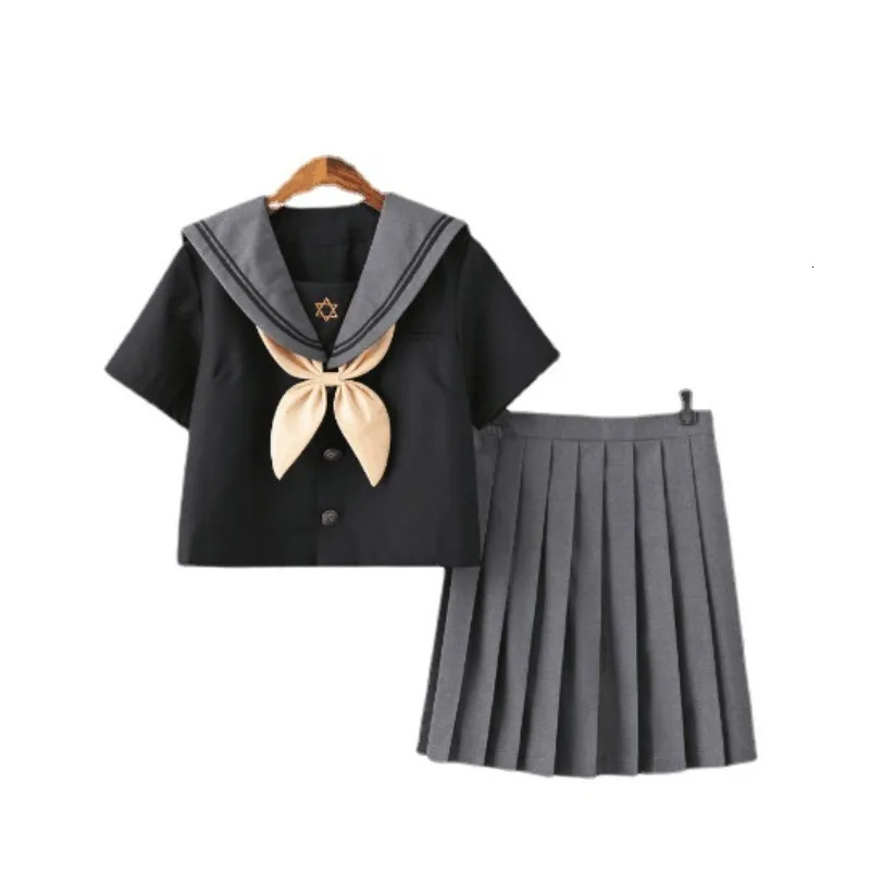College style set Japanese Orthodox soft girl skiing sailor Kansai pink long sleeved female student class uniform 250326