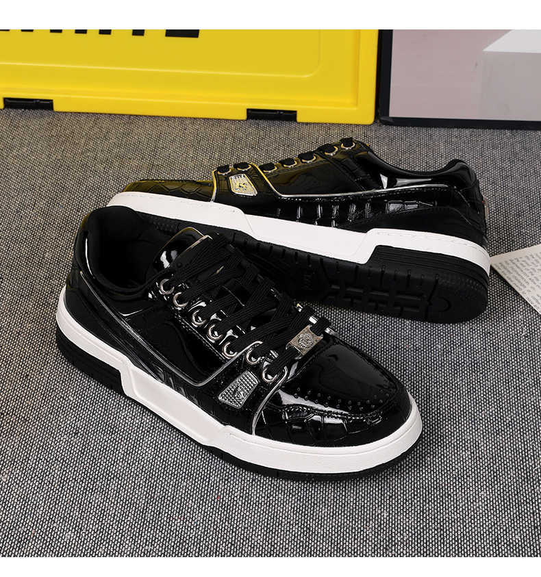 2025 Brand sneakers High top leather letter printed high-end gold White sneakers Fashion casual shoes Sports running basketball shoes Men's sneak