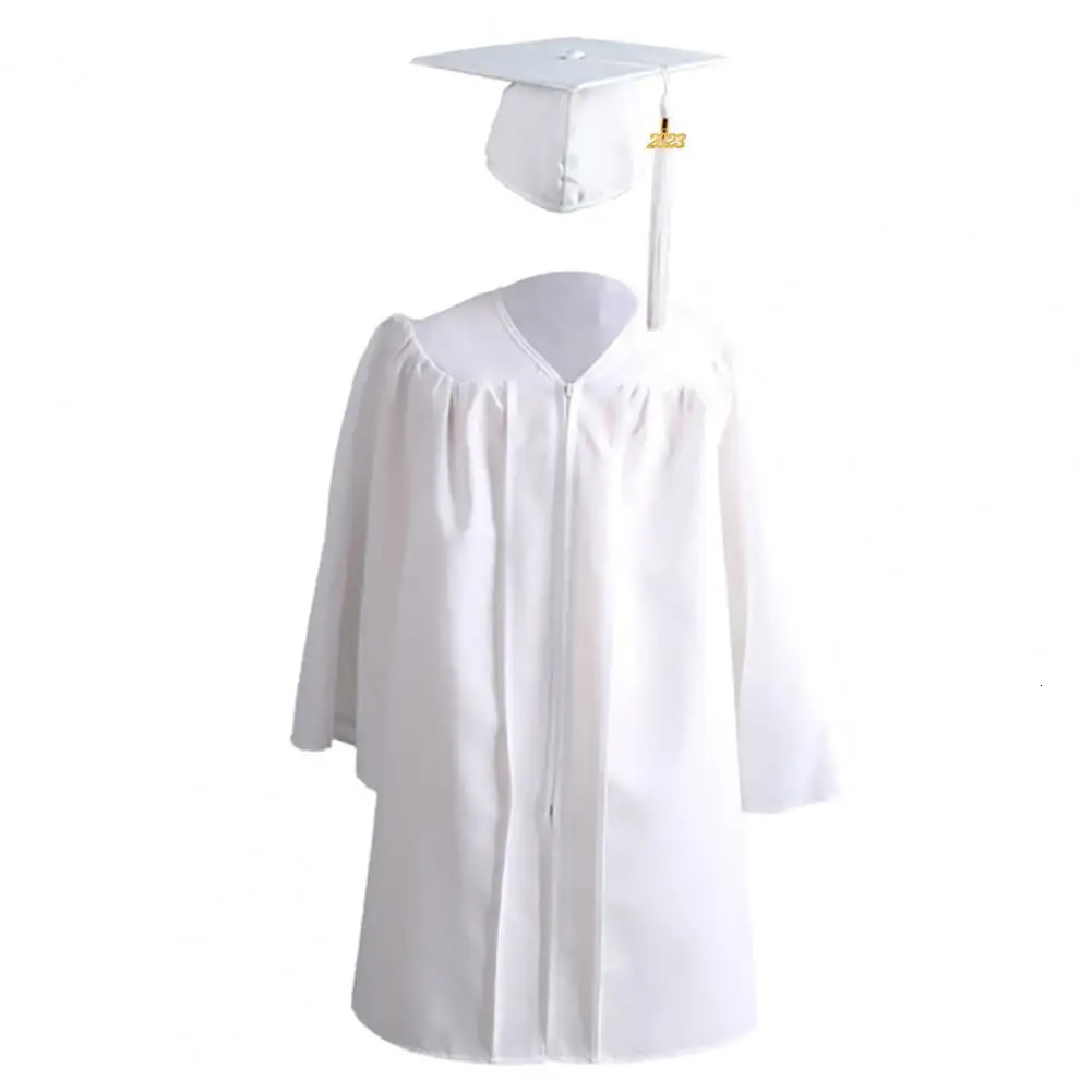 Childrens Graduate School Dress Boys and Girls Hat Set Preschool Kindergarten 250326