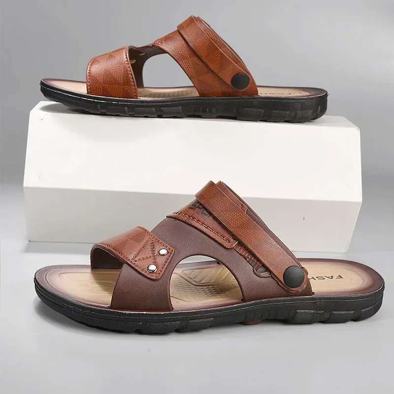 Men's Trekking Summer Man for Mens Sandal Flat Sandals Trend Slippers Low Price Shoe High Quality Shoes Sale