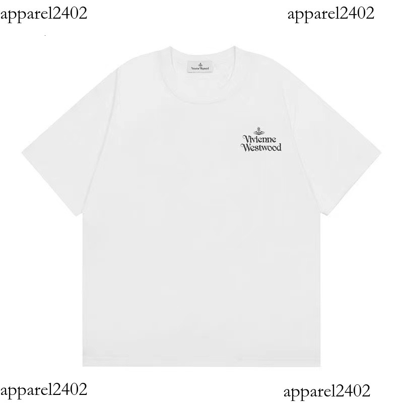 Viviennen West wood T Shirt Designer T-Shirts Men Women Tshirt Streetwear Short Sleeve Woman Luxury Cotton Tees Polos Mens Print Tshirts Multicolor a4d
