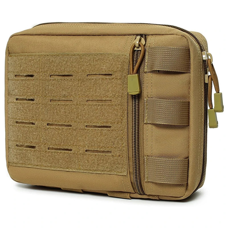 Tactical Molle Admin Pouch Multi-Purpose Laser-Cut Utility Pouch Modular EMT EDC Organizer Tool Pouch Bag 250326