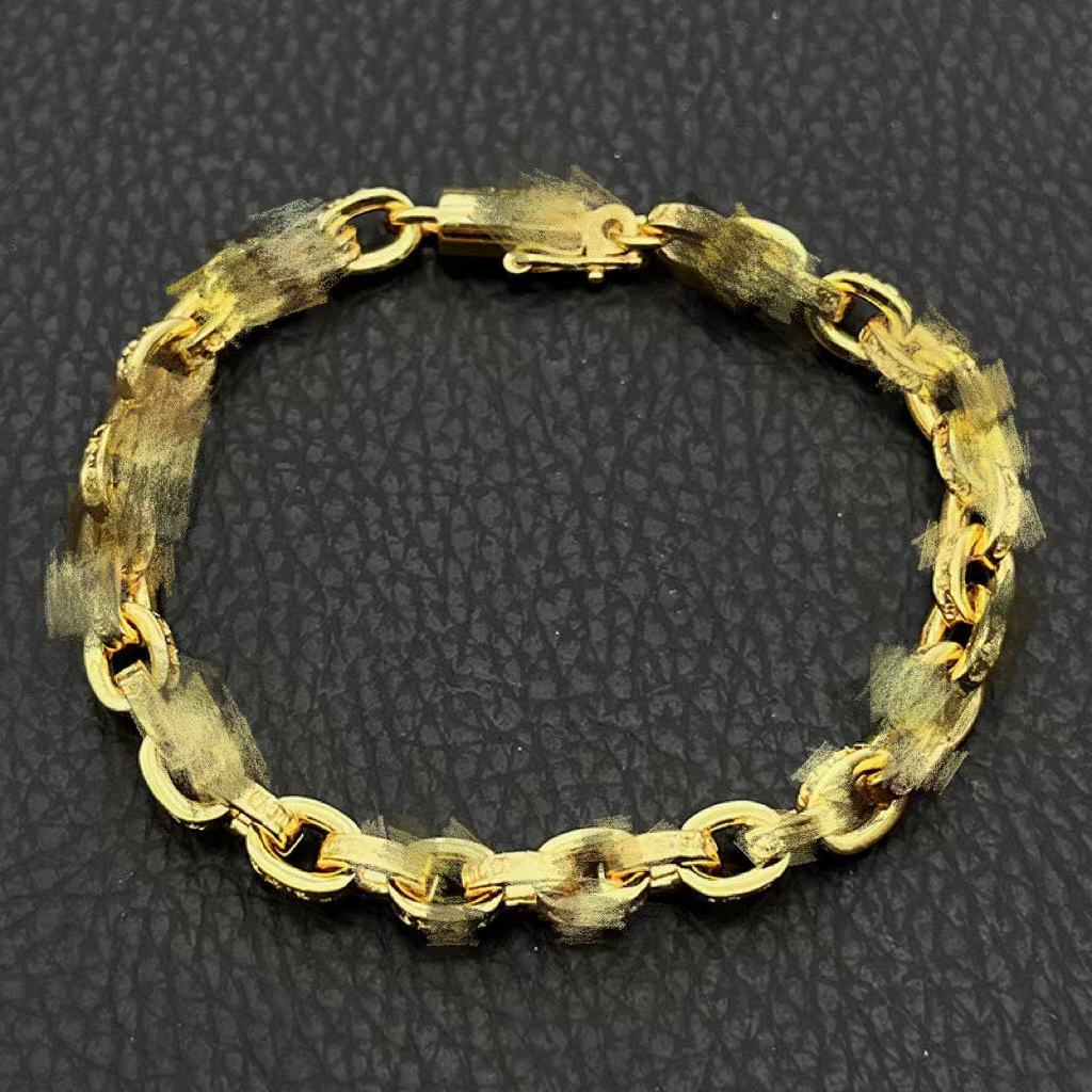 Band Chromers Bangle Designer Bracelet Men Women Fashion S925 Thai silver Chain Ch Bracelet Classic Band Charm Designers Jewelry Valentines Day Party Girl Gift v68