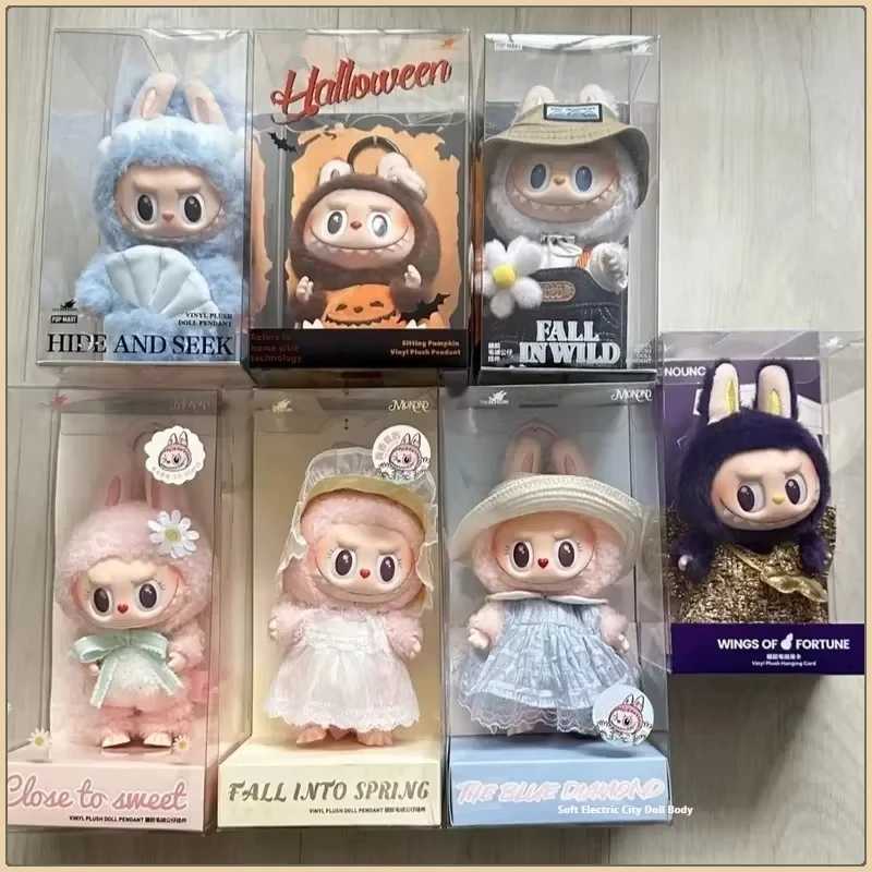 Labubu The Monsters Box Mokoko Spring Flowers Sweetheart Series Labubu Vinyl Doll Pendant Keychain Ornament Gift X250327