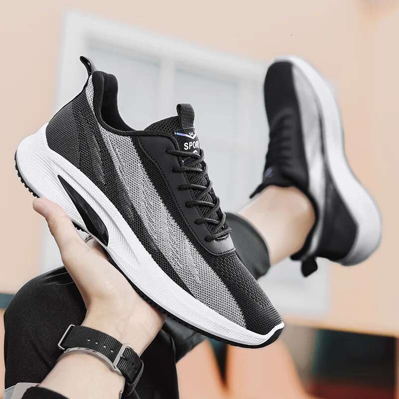 A Pair Of Unisex Casual Sneakers Stylish Light Suitable For Running And Hiking Exercise Healthy Living