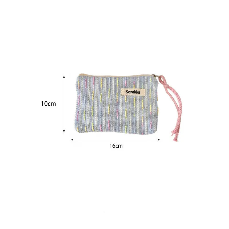 Kawaii Small Travel Cosmetics Lipstick Earplugs Data Cable Storage Bag Wallet Womens Portable Mini Makeup Handbag 250326