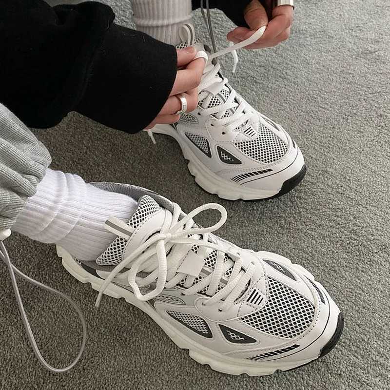 Men Wens Chunky White Luxary Sneakers Ladies Running Casual Shoes Fashion Light M Tenis Sports Fitness Footwear Z250326