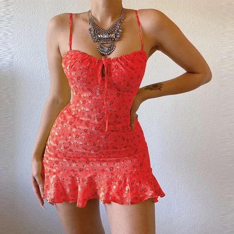 Sexy Home Women's Small Casual ral Camisole Dress Summer Comfortable Skirt