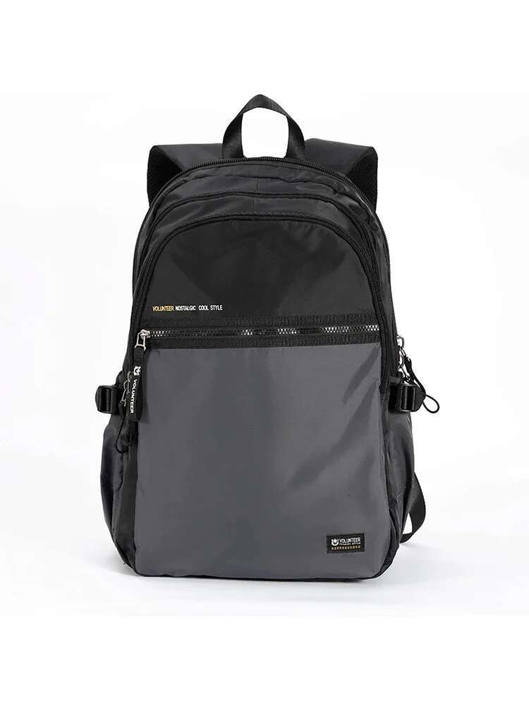 Volunteer Backpack For Men 2023 New Fashionable Large Capacity High Quality Laptop Waterproof Travel Casual Bags1801-08