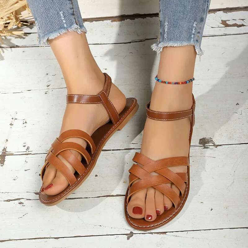 Flats Casual Rome Women Sandals New Summer Slippers Walking Beach Flip ps Sports Designer Bohemian Shoes Slides