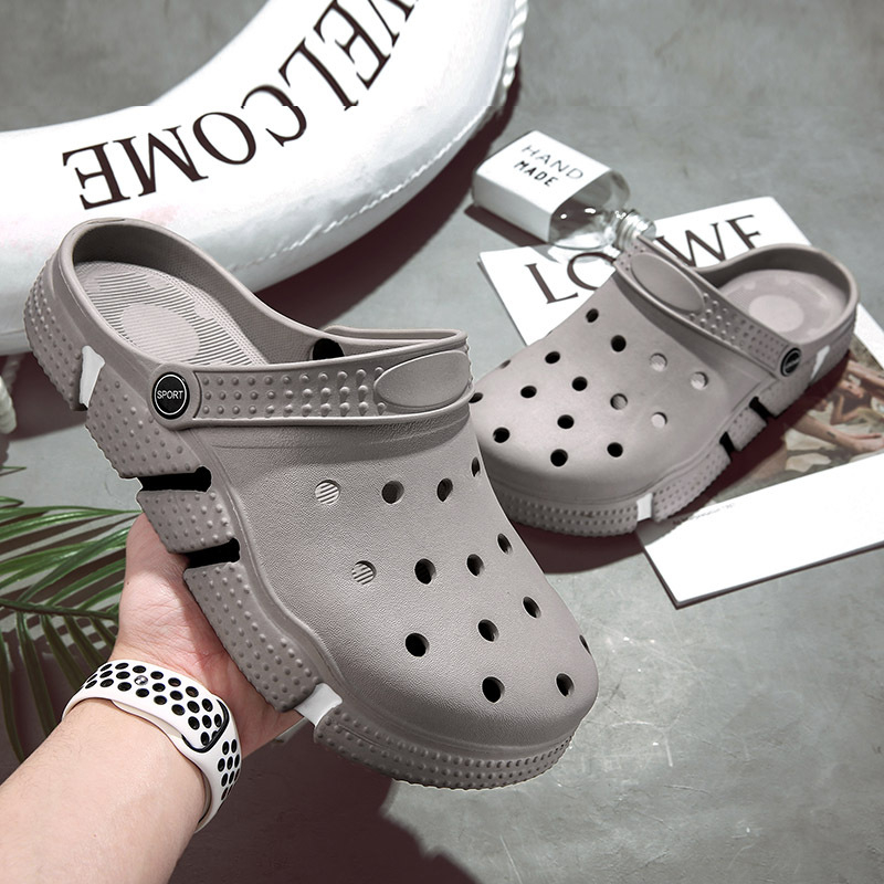 hot new free shipping designer Sandals for woman and men summer breathable Unisex Flat black beach shoes dh1702150