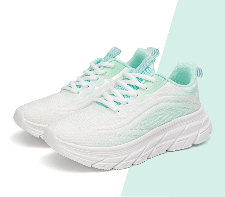 Sports shoes women's new spring anti-slip soft sole wear-resistant mesh surface breathable casual shoes all match ultra-light running shoes