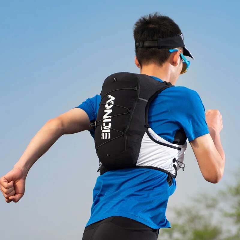 Aonijie-Lightweight Off-Road Pack Vest Running Backpack Hiking Rucksack Unisex Sports C9116 500Ml 10L Newest