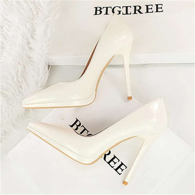 BIGTREE Spring Pointed Toe Platform Pumps Woman Fashion Thin Heels Elegant Banquet Ladies Shoes atillas De Mujer