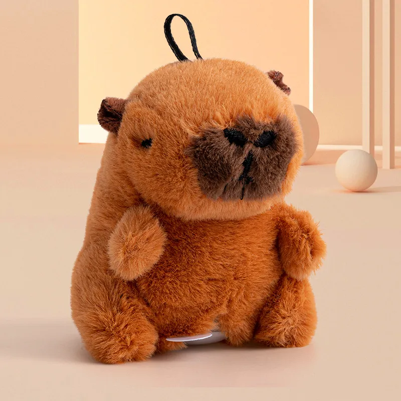 New Cat Toy Touching Sensing Sound Teasing Stick Plush Simulation Little Bird Hedgehog Finless Porpoise Teeth Grinding