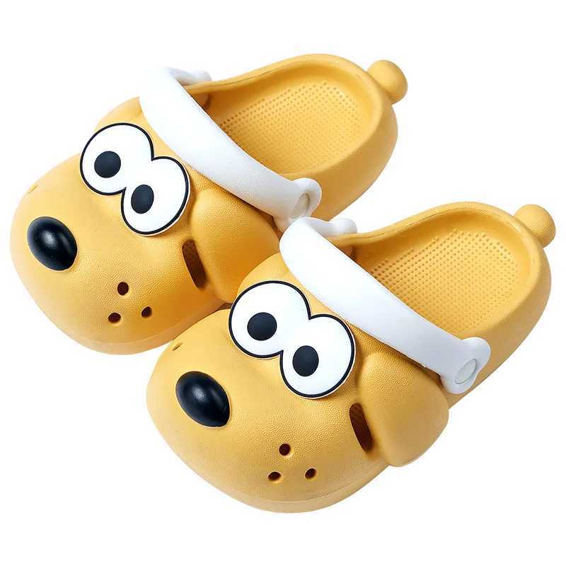 Slipper Happy Mario Childrens Shoes New Cartoon Eva Baby Slippers Home Soft Anti slip Outdoor Girls Sandals S25326