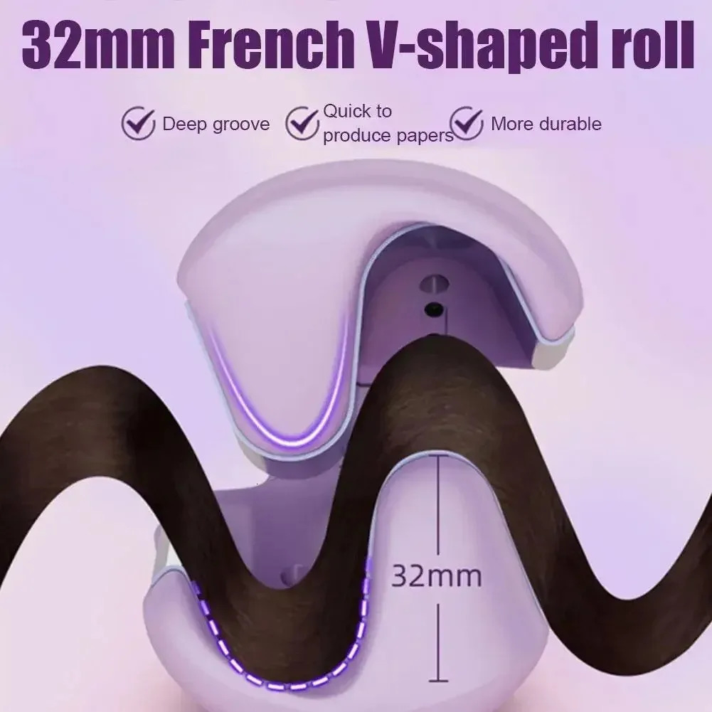 32MM Hair Curler Curling Tool Egg Roll Lasting Styling Fast Heating Deep Wave Electric Curling Iron 4 Temperature Adjustable 250324