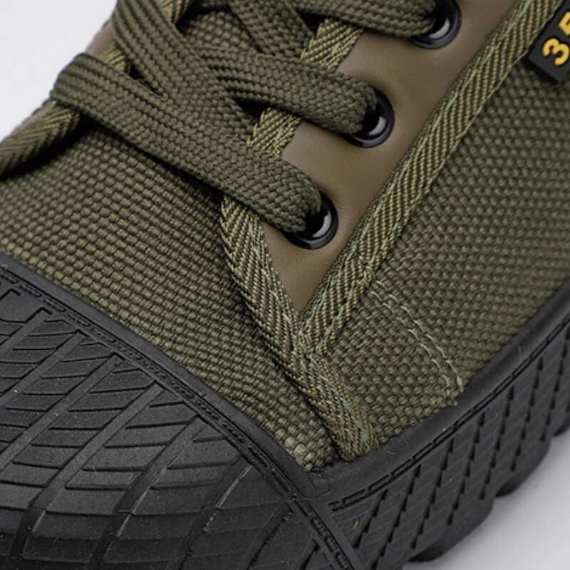 Designer Shoes 2025 New Canvas Sports Shoes Wear Resistant Outdoor Men's Sports Shoes Lace Up Men's Mountaineering Work Tactics Sports Shoes