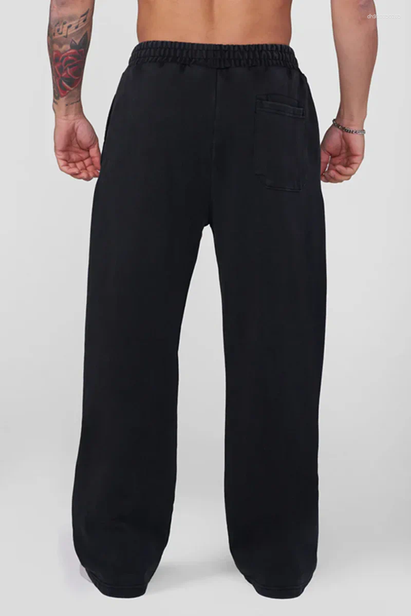 Mens Pants 2025 Men Summertime Style American Trendy Sweatpants Anime Joggers Print Wide-leg Casual Hip-hop Street