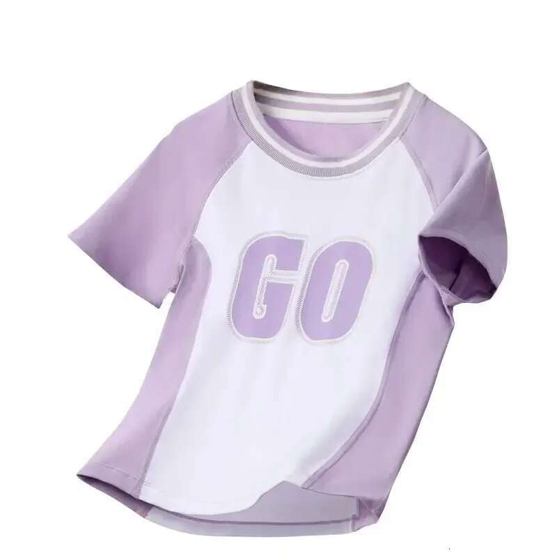 Ddmyshoesvip Children Summer Sports T Shirt Kids Beach O Neck Short Sleeve Top Boys Girls Casual Breathable Workout Gym Fiess Sportwear