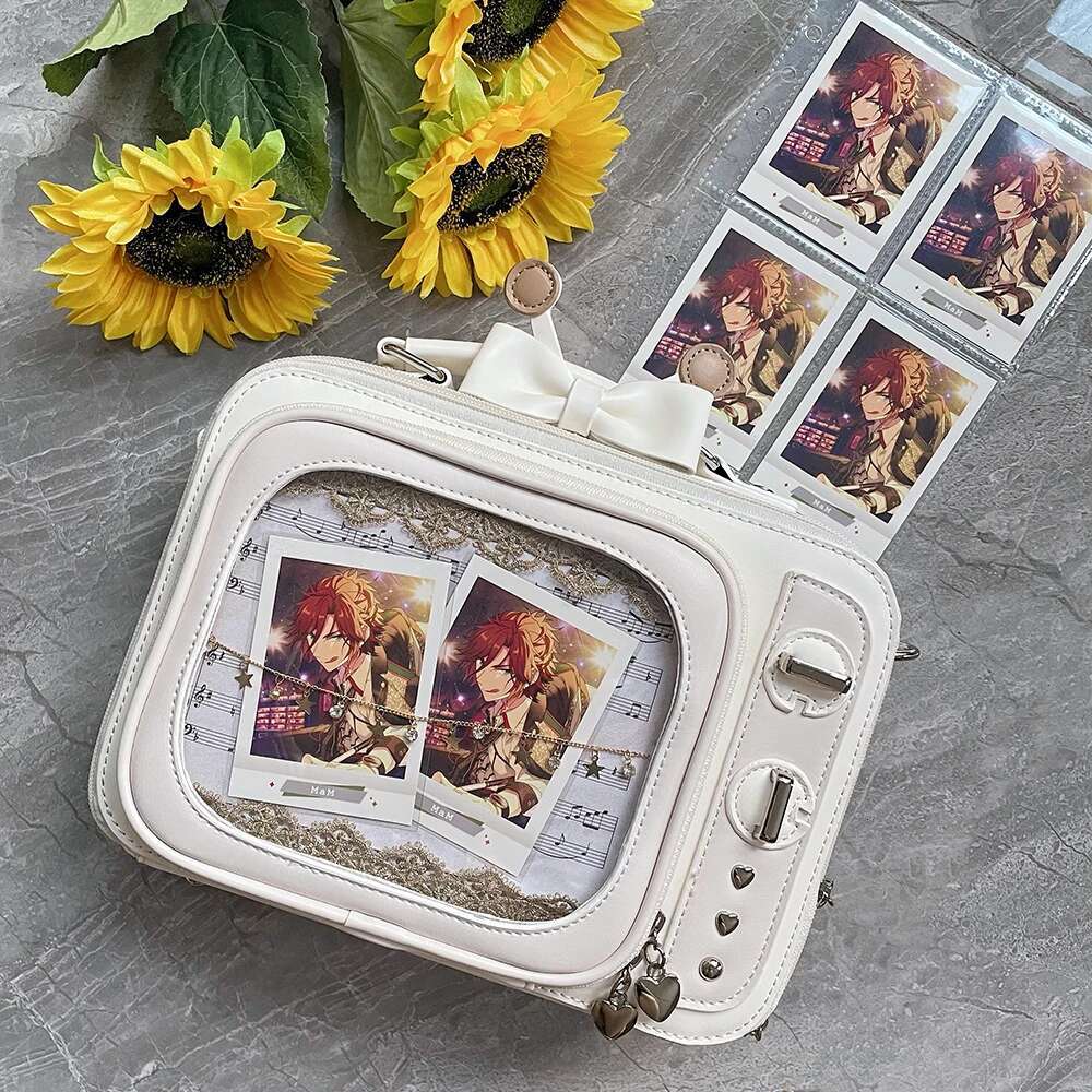Novelty Tv Shape Retro Teion Women Shoulder Design Ita Backpack With Inserts Gilrs Crossbody Bag