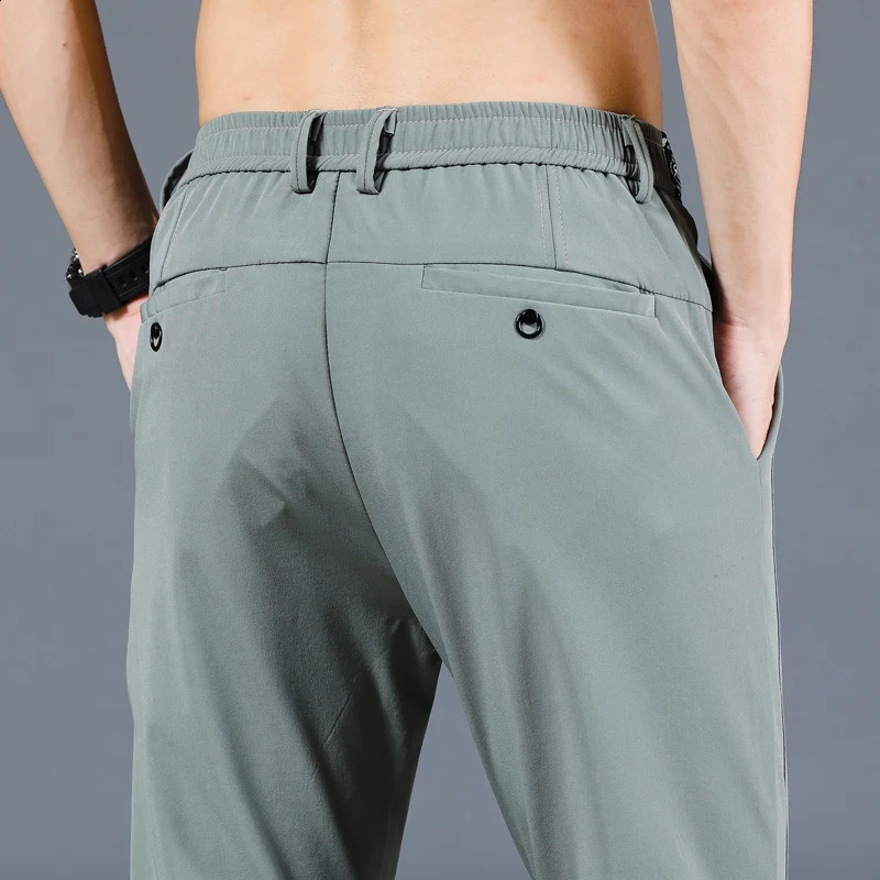 2024 Spring Summer Mens Golf Pants High Quality Elasticity Fashion Casual Breathable Trousers Men Wear 250317